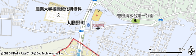 大膳野町周辺の地図