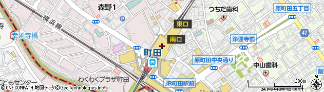 小田急百貨店町田店周辺の地図