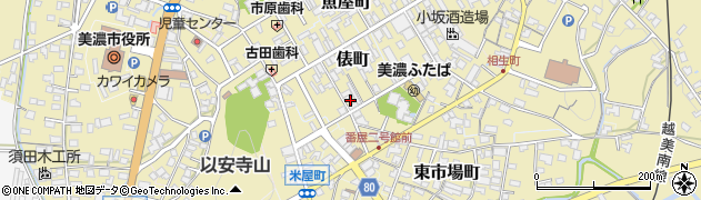 岐阜県美濃市2139周辺の地図