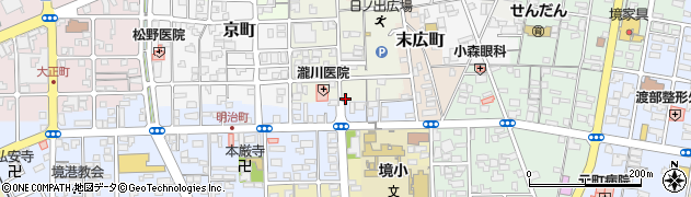 鳥取県境港市日ノ出町111周辺の地図