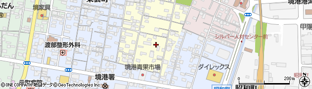 鳥取県境港市花町114-2周辺の地図