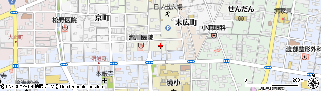 鳥取県境港市日ノ出町108周辺の地図