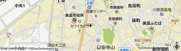 岐阜県美濃市87周辺の地図