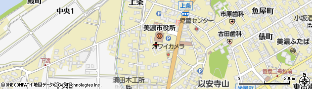 岐阜県美濃市1350周辺の地図