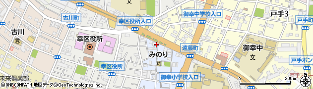 神奈川県川崎市幸区紺屋町2周辺の地図