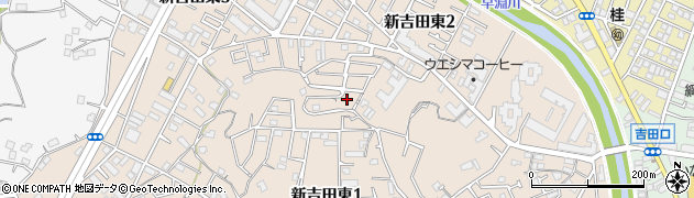 新吉田具々田公園周辺の地図