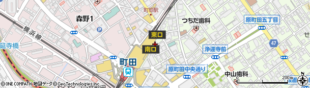 銀座ヨシノヤ　町田小田急店周辺の地図