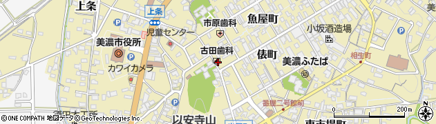 岐阜県美濃市2115周辺の地図