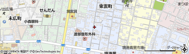鳥取県境港市上道町2014周辺の地図