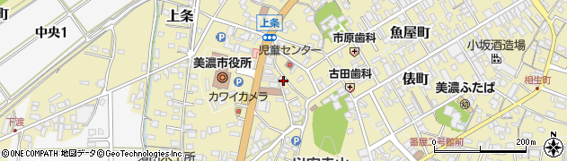 岐阜県美濃市2040周辺の地図