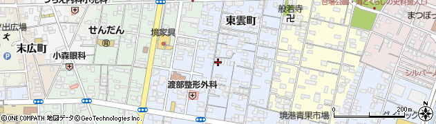 鳥取県境港市上道町2006周辺の地図