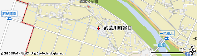 岐阜県関市武芸川町谷口367周辺の地図