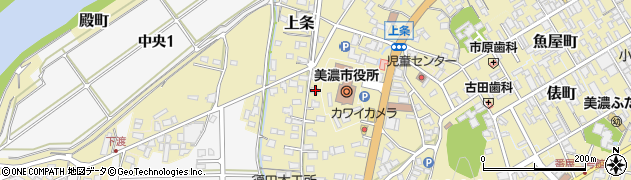 岐阜県美濃市1244周辺の地図