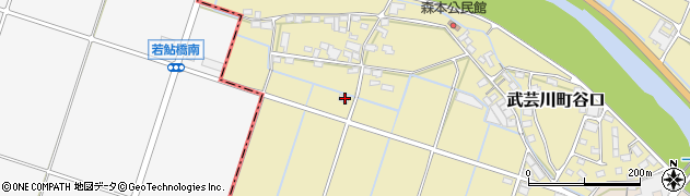 岐阜県関市武芸川町谷口89周辺の地図
