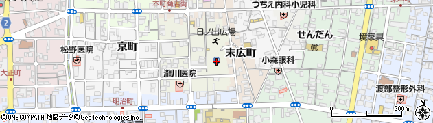 鳥取県境港市日ノ出町58周辺の地図