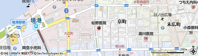 松野医院周辺の地図