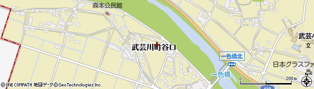岐阜県関市武芸川町谷口327周辺の地図