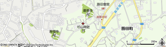 神奈川県横浜市都筑区勝田町1249周辺の地図