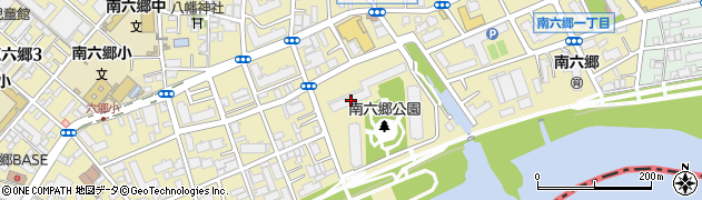 大田南六郷二郵便局周辺の地図
