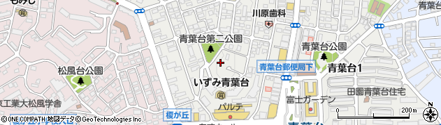 神奈川県横浜市青葉区青葉台2丁目周辺の地図
