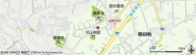 神奈川県横浜市都筑区勝田町1246-2周辺の地図