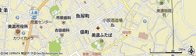 岐阜県美濃市2207周辺の地図