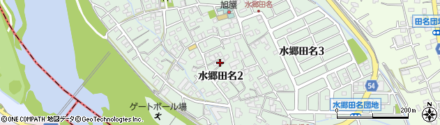 神奈川県相模原市中央区水郷田名周辺の地図
