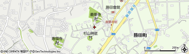 神奈川県横浜市都筑区勝田町1246周辺の地図