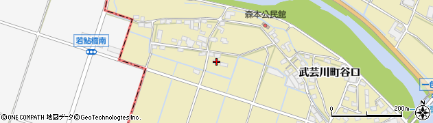 岐阜県関市武芸川町谷口97周辺の地図