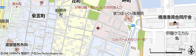 鳥取県境港市岬町24周辺の地図
