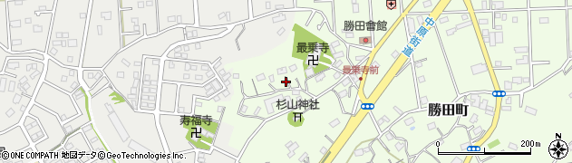 神奈川県横浜市都筑区勝田町1269周辺の地図