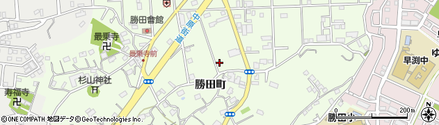 神奈川県横浜市都筑区勝田町1027周辺の地図
