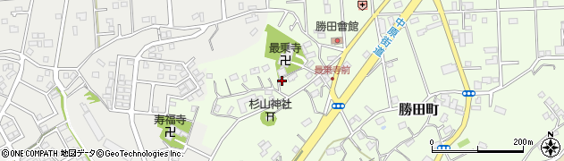 神奈川県横浜市都筑区勝田町1246-6周辺の地図