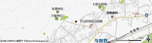 京都府与謝野町（与謝郡）下山田周辺の地図