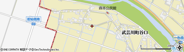 岐阜県関市武芸川町谷口102周辺の地図