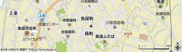 岐阜県美濃市2181周辺の地図