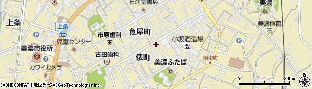岐阜県美濃市2208周辺の地図