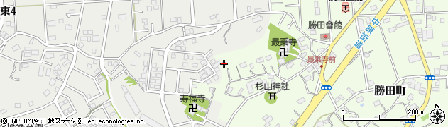 神奈川県横浜市都筑区勝田町1262周辺の地図