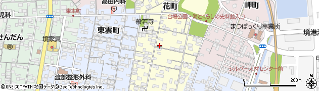 鳥取県境港市花町66周辺の地図