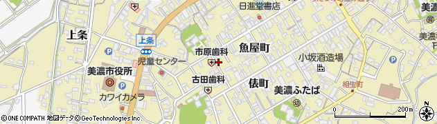 岐阜県美濃市2003周辺の地図