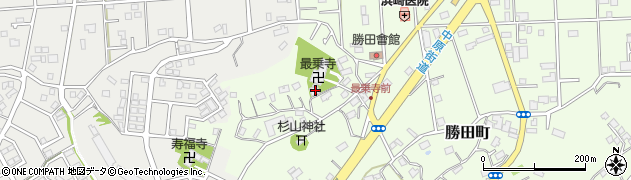 神奈川県横浜市都筑区勝田町1277周辺の地図