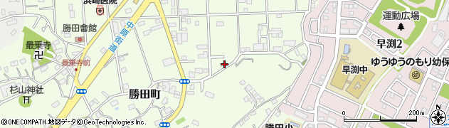 神奈川県横浜市都筑区勝田町700周辺の地図