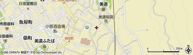 岐阜県美濃市2416周辺の地図
