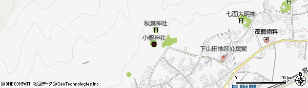 小聖神社周辺の地図
