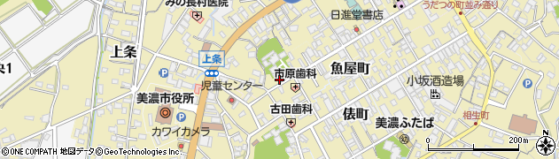 岐阜県美濃市2029周辺の地図