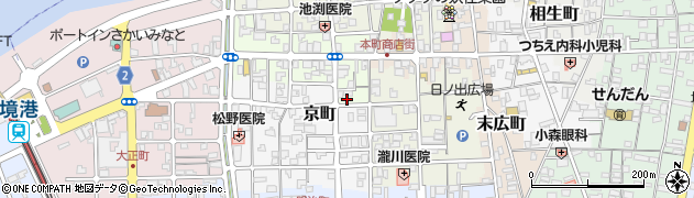 鳥取県境港市松ケ枝町60周辺の地図