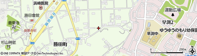 神奈川県横浜市都筑区勝田町698-1周辺の地図
