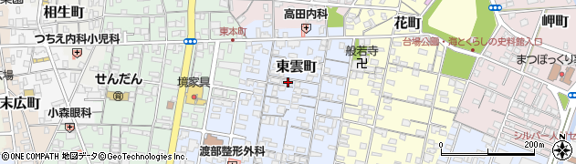 鳥取県境港市東雲町43周辺の地図