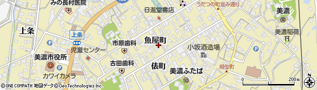 岐阜県美濃市2188周辺の地図