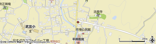岐阜県関市武芸川町谷口1167周辺の地図